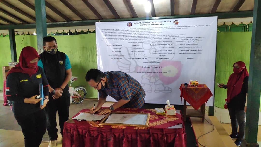 Deklarasi Kampung Panca Tertib, Kampung Tegalgendu