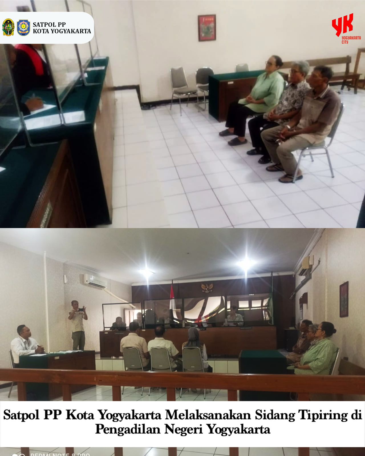 Tiga Terdakwa Dikenai Denda Rp100.000 dalam Sidang Tipiring Pengadilan Negeri Yogyakarta